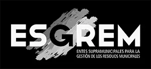 Esgrem logo logotipo vectorizado blanco y negro